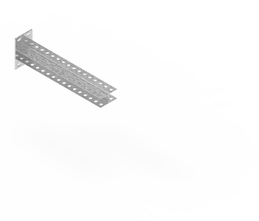 Консоль П-образная усиленная БКПУ.40.80.300.2,5.1 Консоль П-образная усиленная БКПУ.40.80.300.2,5.1