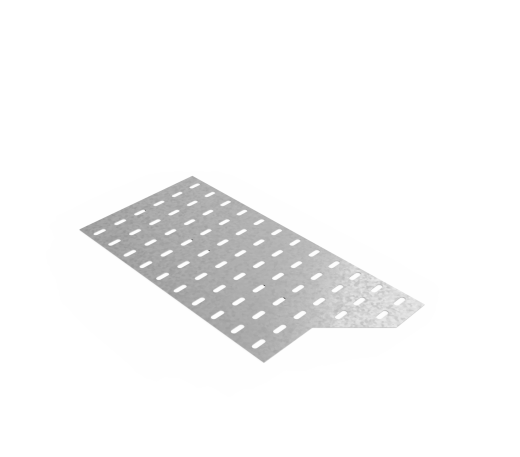 Дно кабельроста углового с R=100 мм редукторный левый  РД1РЛ.600.0.100.2.1