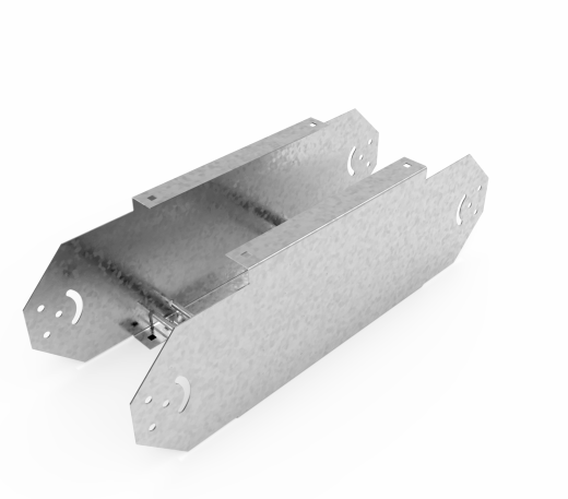 Кабельрост угловой  с R=100 мм шарнирный  РУ1Ш.200.200.100.2,5.1