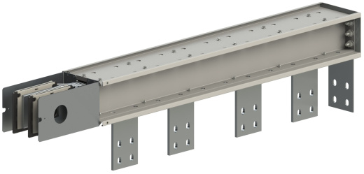 Секция присоединительная к трансформатору (подключение горизонтально в сторону) ШМА 5.10.1600.550