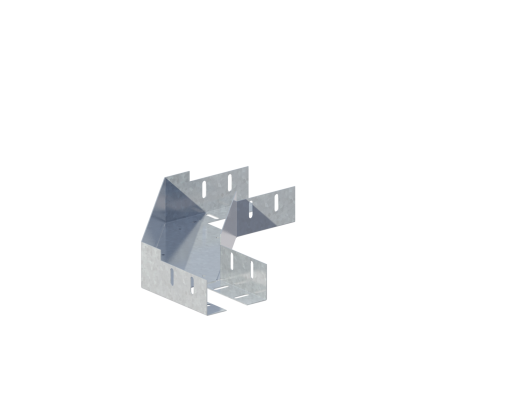 Лоток монтажный угловой 90 горизонтальный ЛУ90Г.100.50.328.1,2.4