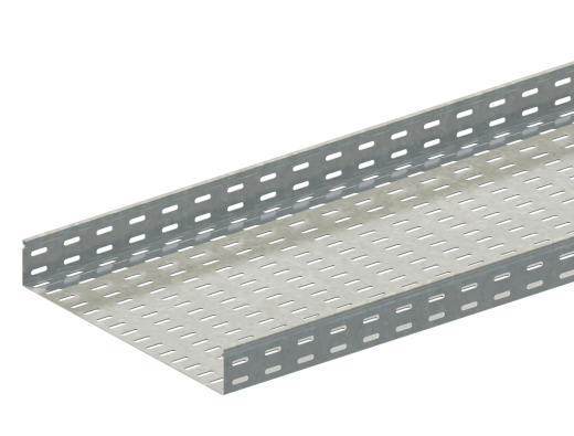 Лоток монтажный прямой перфорированный замковый ЛППЗ.600.100.2000.1,2.4