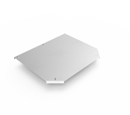 Крышка кабельроста углового с R=100 мм тройниковый горизонтальный РК1ТГ.400.20.100.1,5.2