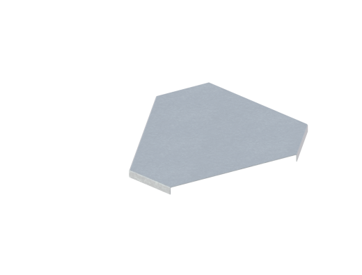 Крышка лотка монтажного углового 90 горизонтального ЛР90Г.300.10.610.1.4