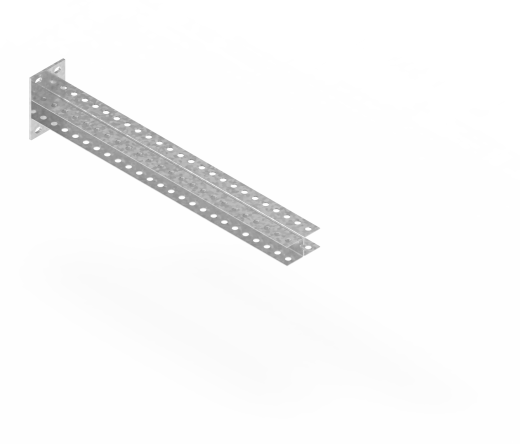 Консоль П-образная усиленная БКПУ.40.80.500.2.1