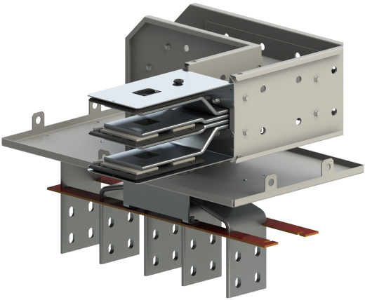 Секция присоединительная к шкафу угловая горизонтальная в пространстве правая ШМА 5.10.3200.59