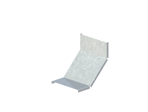 Крышка лотка монтажного углового 90 вверх ЛР90В.200.10.236.1.4