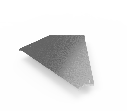 Крышка кабельроста углового с R=100 мм 45 горизонтальный РК145Г.600.20.100.1,5.1