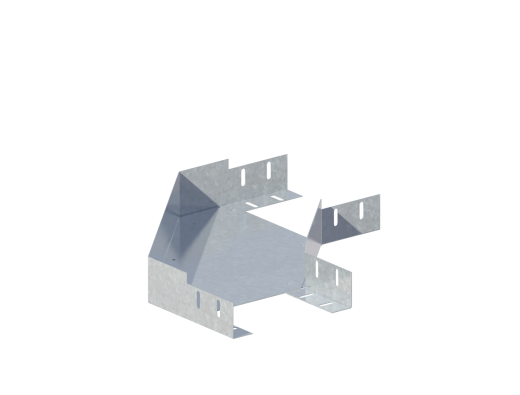 Лоток монтажный угловой 90 горизонтальный ЛУ90Г.200.200.428.1.6