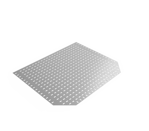 Дно кабельроста углового с R=100 мм тройниковый горизонтальный РД1ТГ.1000.0.100.1,5.1