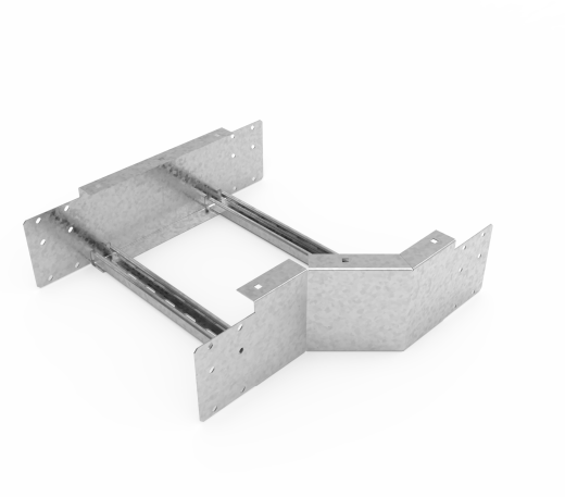 Кабельрост угловой  с R=100 мм редукторный левый  РУ1РЛ.400.150.100.1,5.1