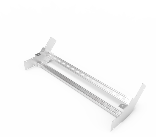 Кабельрост угловой  с R=100 мм 45 вверх РУ145В.800.100.100.2.2