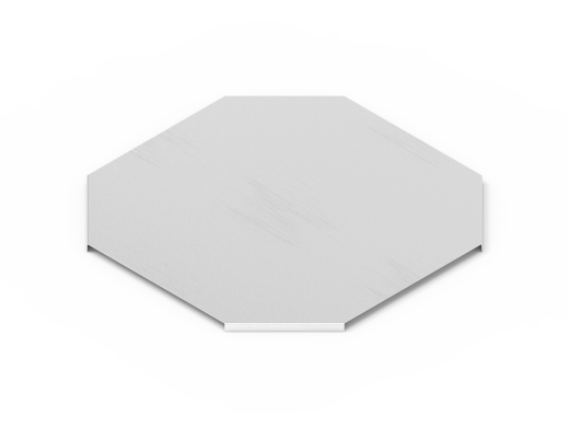 Крышка лотка крестообразного НЛК60-К М1 AISI 304 (h=50мм, s=1,5мм)