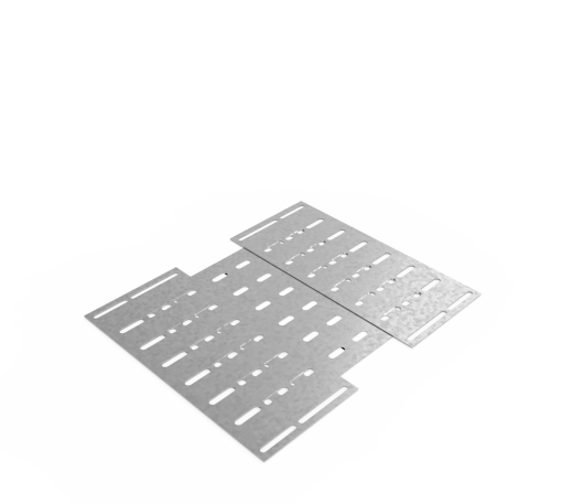 Дно кабельроста углового с R=100 мм шарнирный  РД1Ш.500.0.100.2,5.1