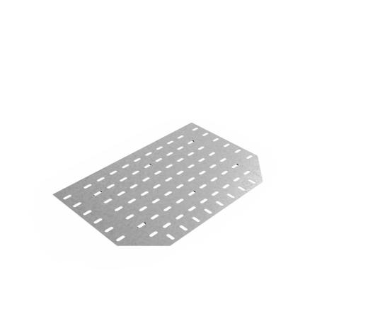 Дно кабельроста углового с R=100 мм тройниковый горизонтальный РД1ТГ.400.0.100.2,5.1