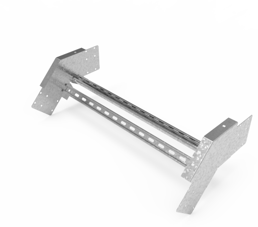 Кабельрост угловой  с R=100 мм 45 вниз РУ145Н.900.150.100.3.1