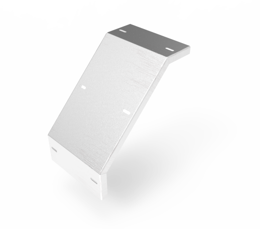 Крышка кабельроста углового с R=100 мм 90 вниз РК190Н.200.20.100.1,5.2