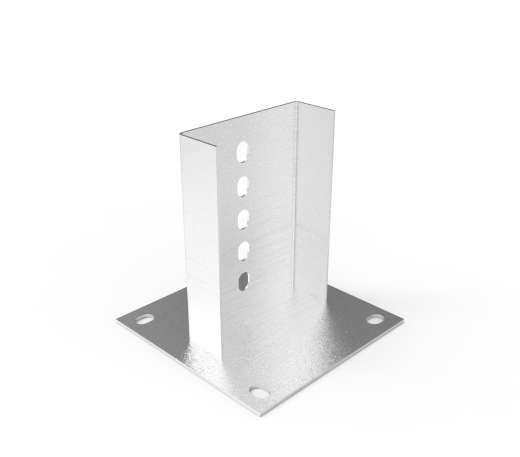 Опора П-образная одинарная БОП1.115.40.150.2.2