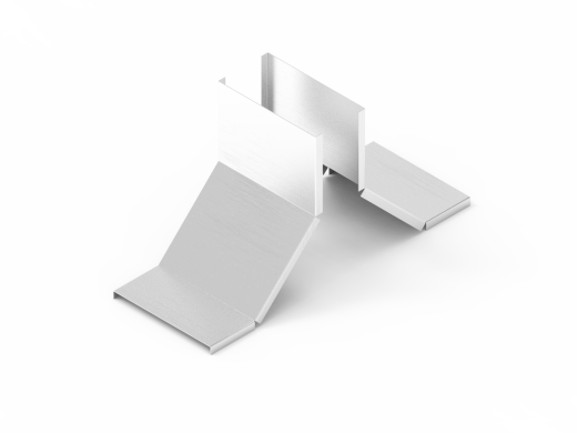 Крышка лотка монтажного углового тройникового вверх ЛРТВ.400.10.472.2.2