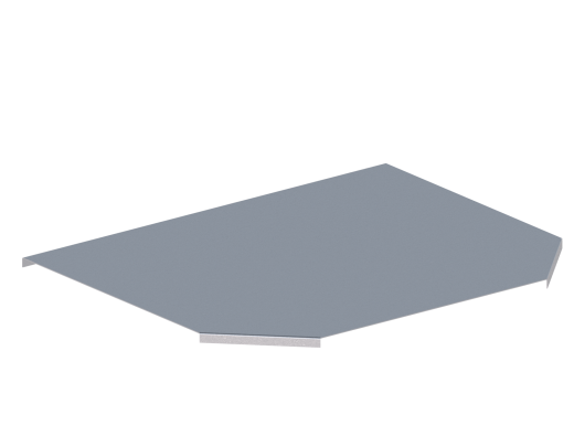 Крышка лотка монтажного углового тройникового горизонтального ЛРТГ.500.15.653.1,5.1