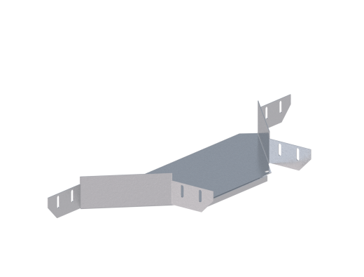 Лоток монтажный угловой ответвительный ЛУОГ.300.150.753.1.1