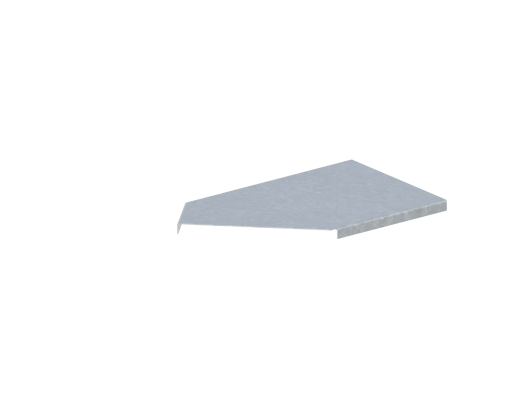 Крышка лотка монтажного углового 45 горизонтального ЛР45Г.200.10.332.1.6