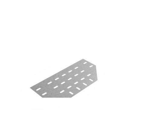 Дно кабельроста углового с R=100 мм тройниковый горизонтальный РД1ТГ.300.0.100.2,5.1