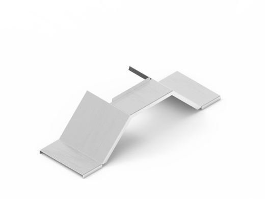 Крышка лотка монтажного углового тройникового верх с разворотом ЛРТУ.300.10.754.2.2