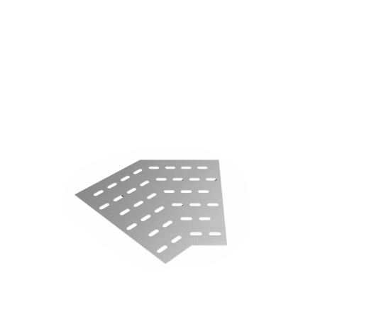 Дно кабельроста углового с R=100 мм 45 горизонтальный РД145Г.400.0.100.1,5.2