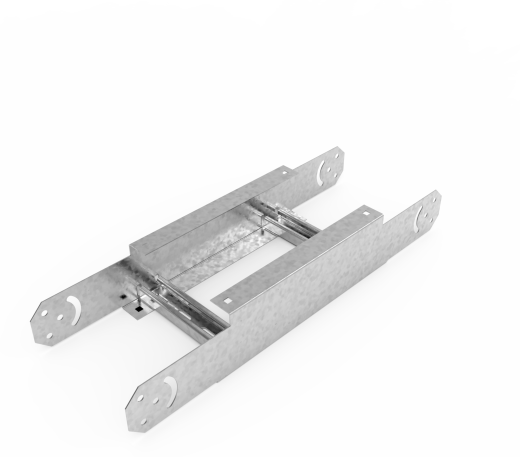 Кабельрост угловой  с R=100 мм шарнирный  РУ1Ш.300.100.100.1,5.1
