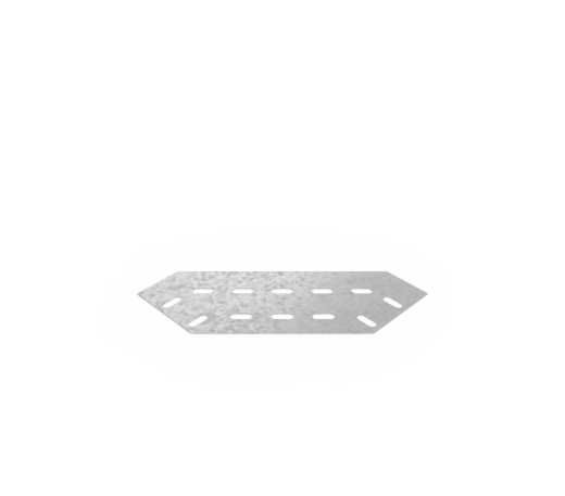 Дно кабельроста углового с R=100 мм 90 горизонтальный РД190Г.300.0.100.2,5.1