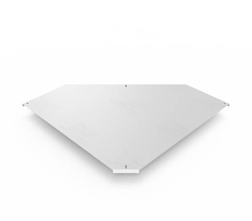 Крышка кабельроста углового с R=100 мм 90 горизонтальный РК190Г.800.20.100.2.2