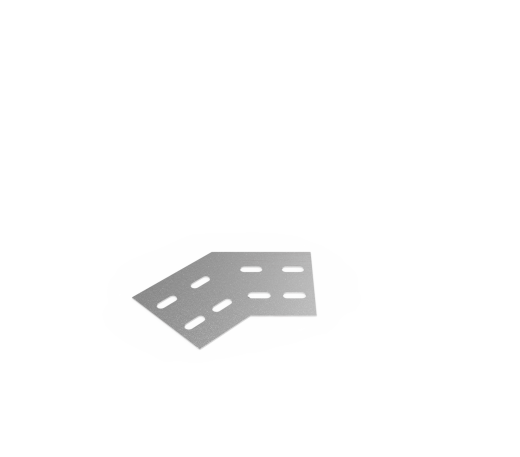 Дно кабельроста углового с R=100 мм 45 горизонтальный РД145Г.200.0.100.1,5.2