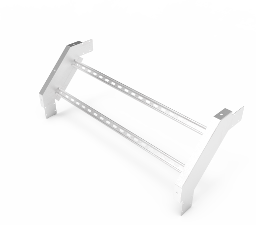 Кабельрост угловой  с R=100 мм 90 вниз РУ190Н.1000.100.100.2.2