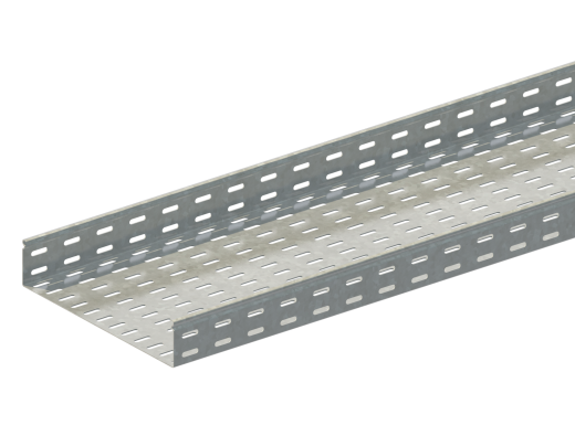 Лоток монтажный прямой перфорированный замковый ЛППЗ.300.100.2000.0,7.2 Лоток монтажный прямой перфорированный замковый ЛППЗ.300.100.2000.0,7.2
