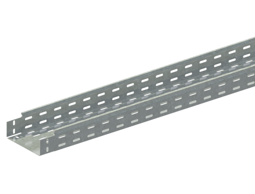 Лоток монтажный прямой перфорированный монтаж без соединителей ЛППМ.150.100.2000.0,8.6
