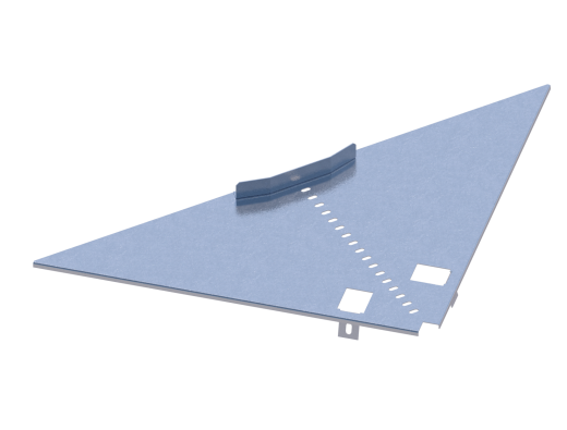 Лоток угловой НЛ-У95ц УТ1,5 (s=1,5 мм)