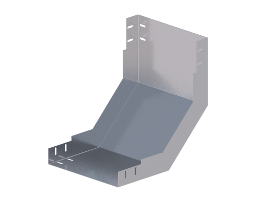 Лоток монтажный угловой 90 вверх ЛУ90В.300.200.524.2.1