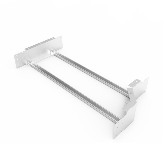 Кабельрост угловой  с R=100 мм редукторный правый РУ1РП.800.150.100.1,5.2