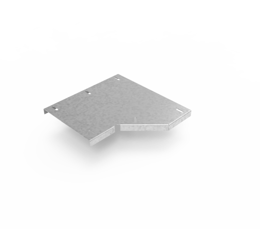 Крышка кабельроста углового с R=100 мм редукторный левый  РК1РЛ.200.20.100.2,5.1