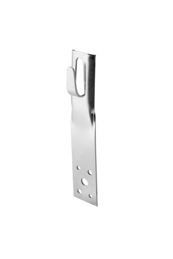 Держатель прямой зажимной шириной  30 мм, высотой 230 мм, длиной 20 мм, толщиной (диаметром) 2 мм с термодиффузионным покрытием ЗДПЗ.30.230.20.2.9 Держатель прямой зажимной шириной  30 мм, высотой 230 мм, длиной 20 мм, толщиной (диаметром) 2 мм с термодиффузионным покрытием ЗДПЗ.30.230.20.2.9