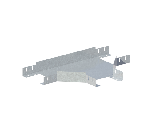 Лоток монтажный угловой тройниковый горизонтальный ЛУТГ.200.65.651.1,5.2