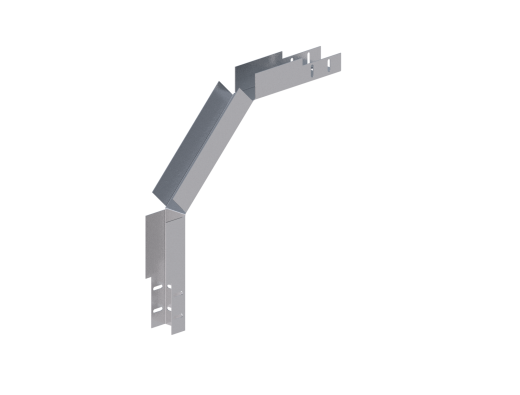 Лоток монтажный угловой 90 вниз ЛУ90Н.50.50.454.1.1