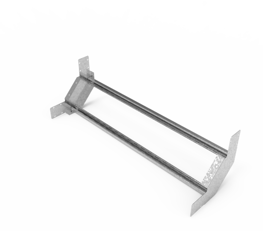 Кабельрост угловой  с R=100 мм 90 вверх РУ190В.1000.100.100.2,5.1