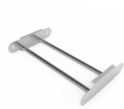 Кабельрост угловой  с R=100 мм шарнирный  РУ1Ш.1000.150.100.1,5.1