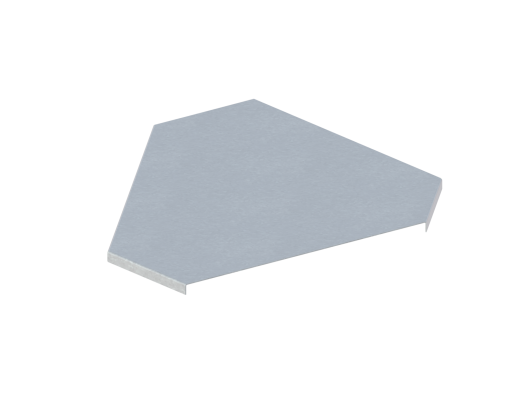 Крышка лотка монтажного углового 90 горизонтального ЛР90Г.500.15.751.0,7.2