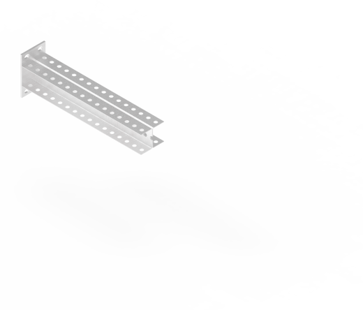 Консоль П-образная усиленная БКПУ.60.80.300.2,5.2 Консоль П-образная усиленная БКПУ.60.80.300.2,5.2
