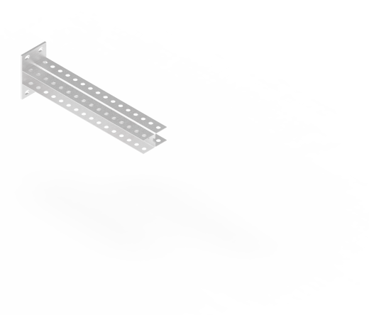 Консоль П-образная усиленная БКПУ.40.80.400.2.2