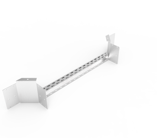 Кабельрост угловой  с R=100 мм ответвительный горизонтальный РУ1ОГ.900.200.100.2.2