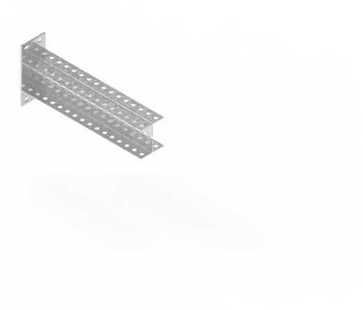 Консоль П-образная усиленная БКПУ.85.80.300.4.1